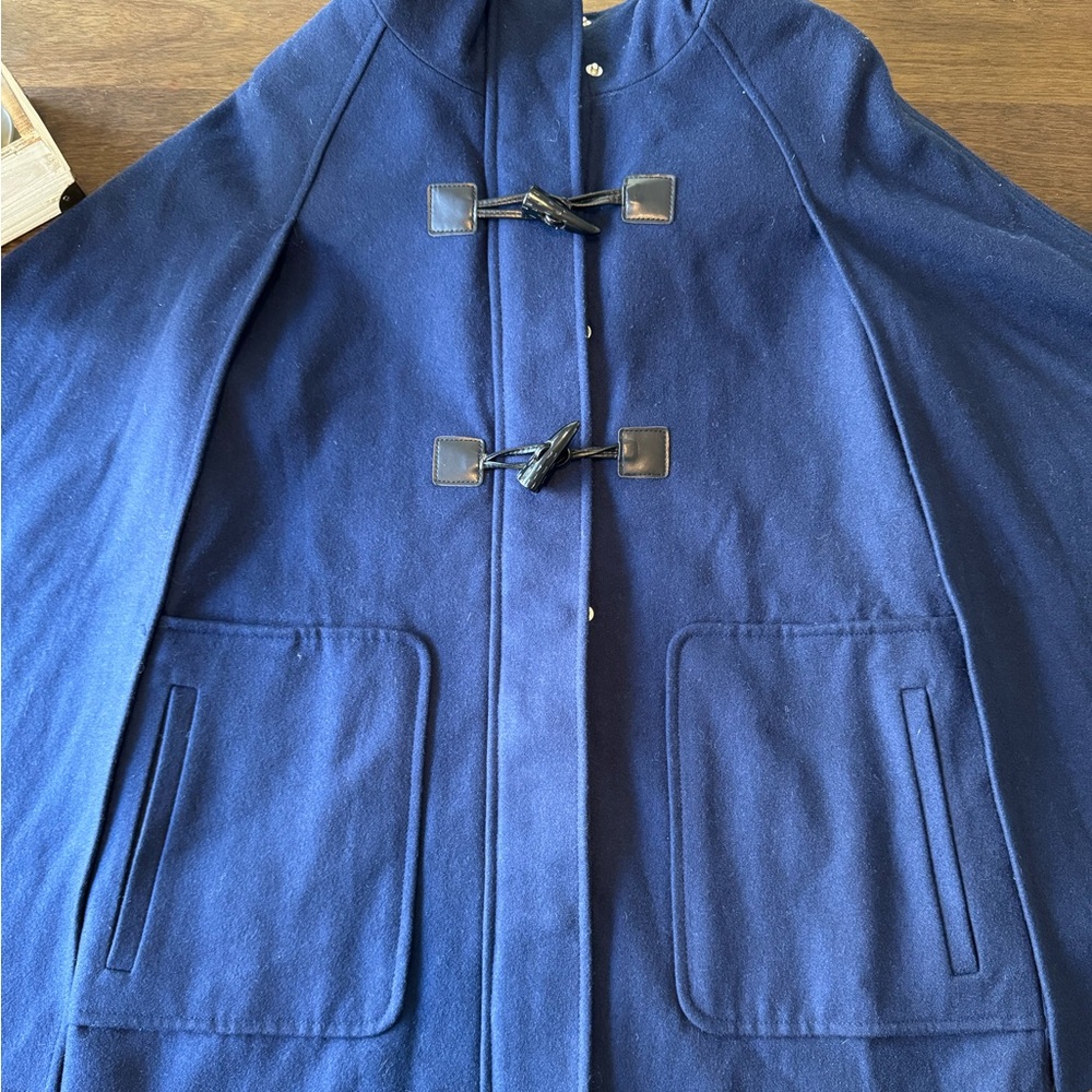 BCBG Navy Blue Cloak/Coat